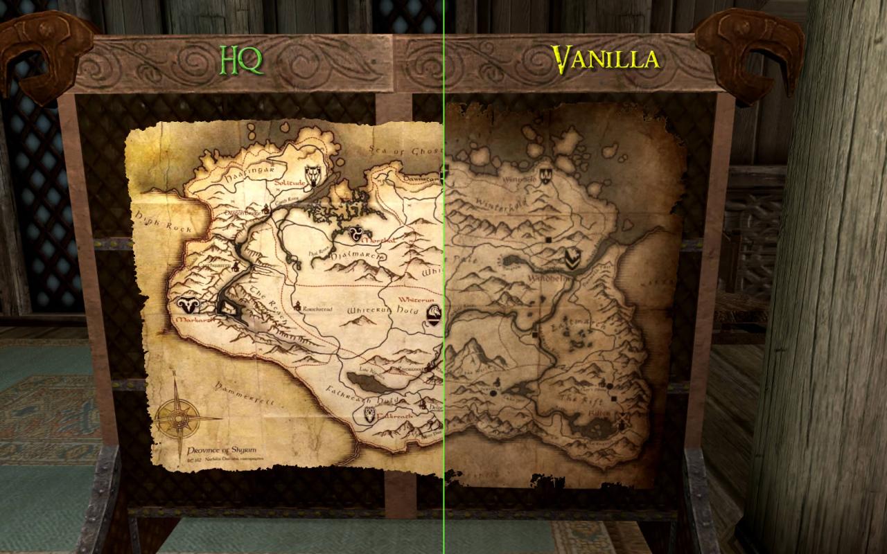 [11/12/2011] The Elder Scrolls 5-Mod: HQ Skyrim Map. (1)