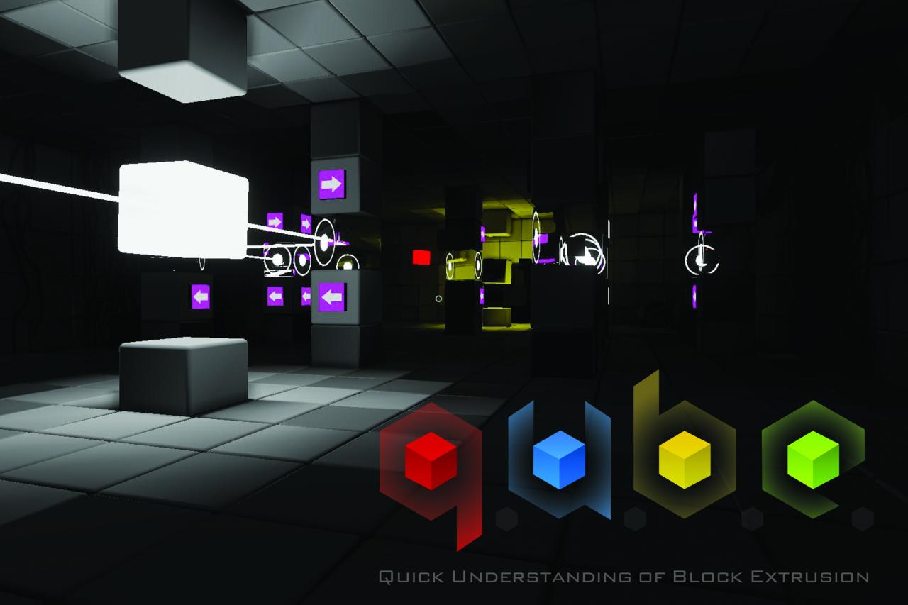 [20/12/2011] Q.U.B.E. erinnert unweigerlich an Portal, verdient sich durch kluge Puzzle-Elemente aber seine Eigenständigkeit. Hier müsst ihr verschiedenfarbige Kuben einsetzen, um ans Ziel zu gelangen. Jede Farbe ist einer Eigenschaft zugeschrieben. Rote Würfel können ein- und ausgefahren werden,grüne lassen sich verschieben, gelbe erzeugen Treppen und so weiter...