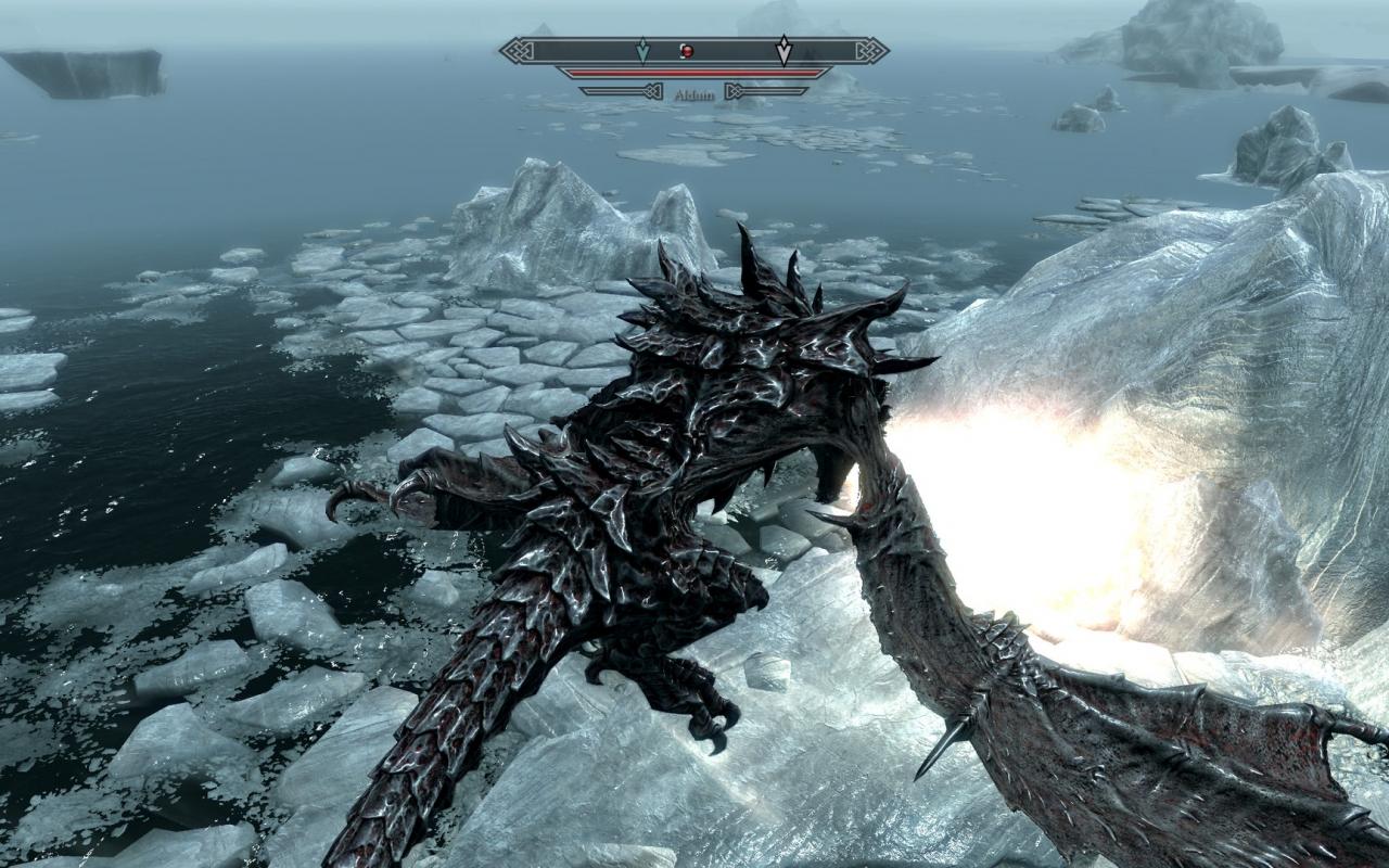 [08/12/2011] Skyrim-Mod: Alduin -evil- Retxtured 4096x4096.