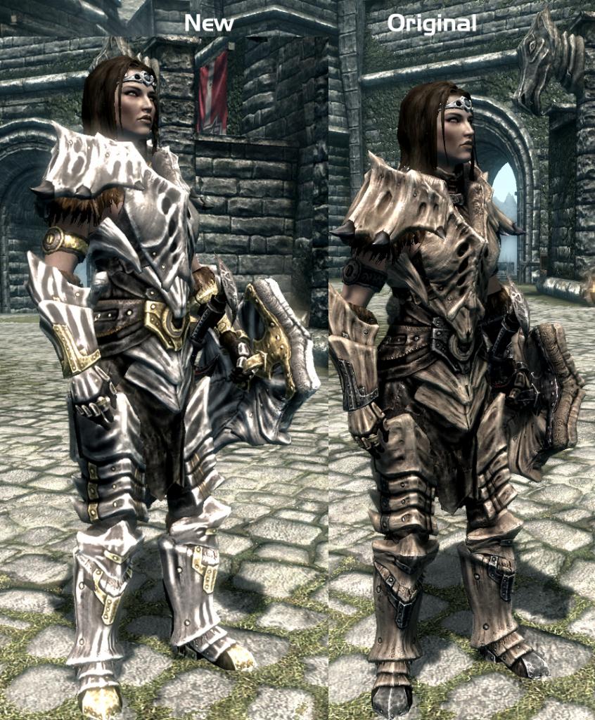 [21/12/2011] Skyrim-Mod: Silver Dragonplate Bone Armor