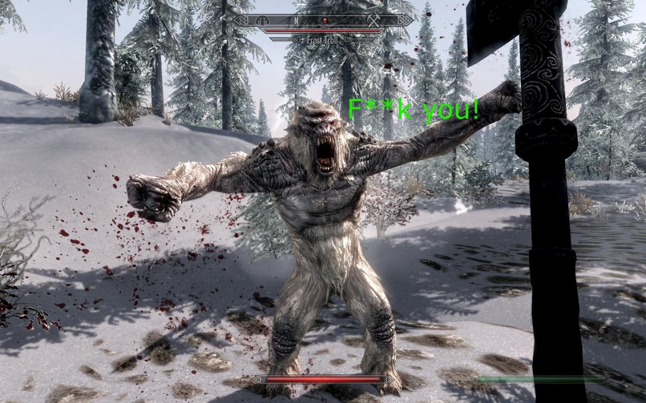 [08/12/2011] Skyrim-Mod: Swearing Trolls.