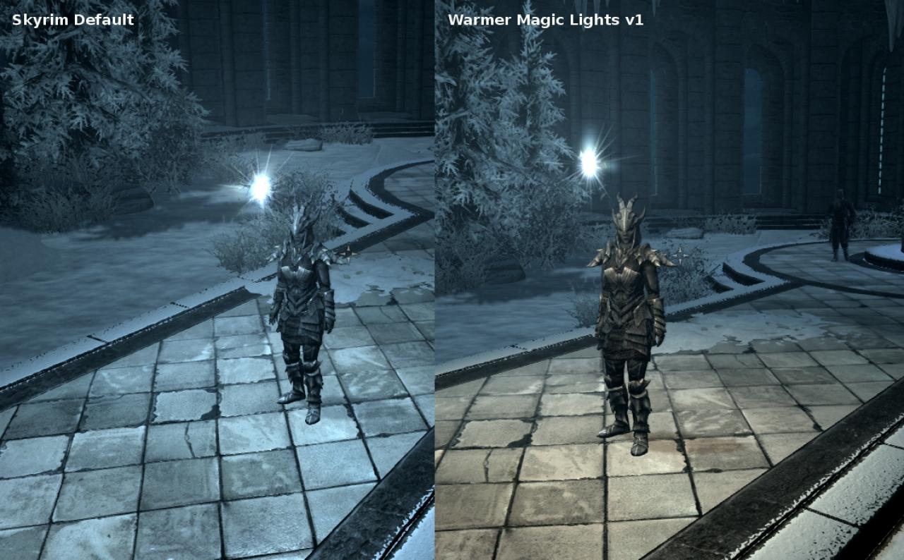 [23/12/2011] Skyrim-Mod: Warmer Magic Lights