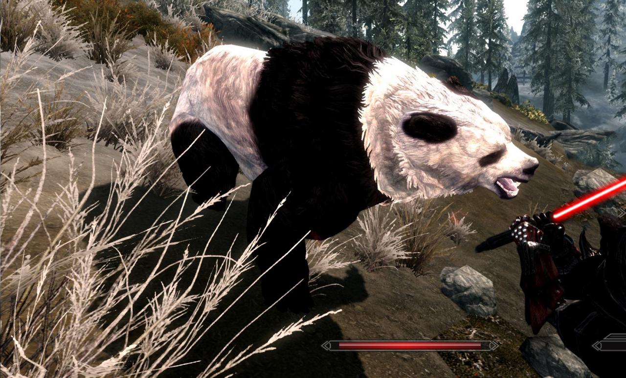 [06/12/2011] Skyrim-Mod: Panda Bears.