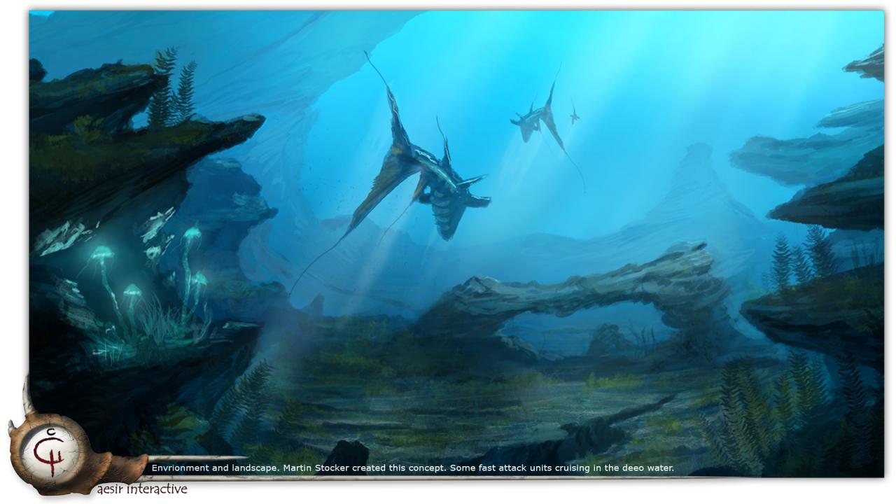 [12/12/2011] Versuche einer ersten Unterwasserstimmung für das Spiel Submerge.