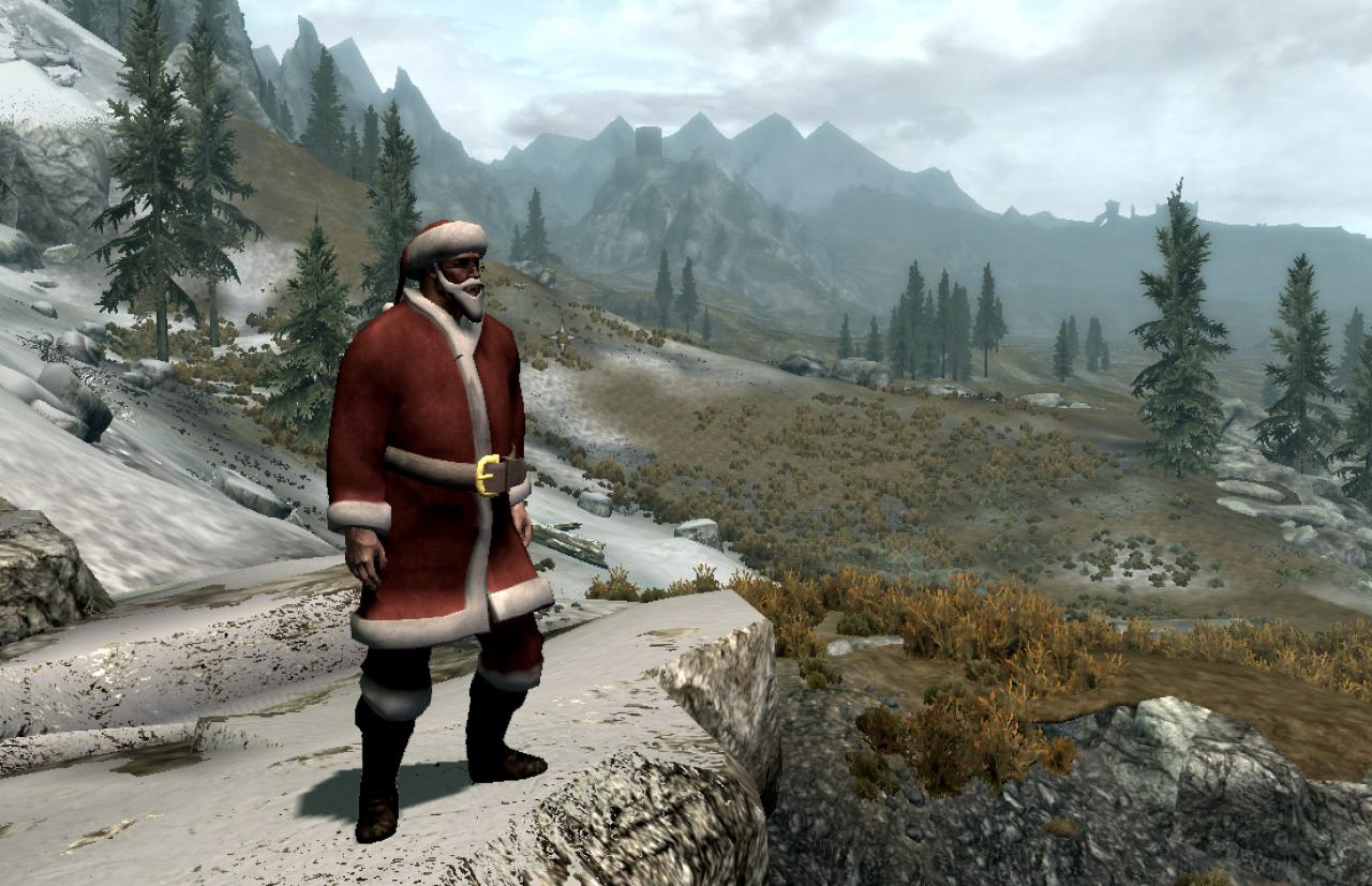 [01/12/2011] Ihr wollt in Skyrim als Weihnachtsmann unterwegs sein? Kein Problem.