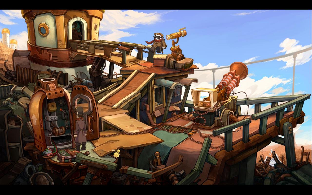 [25/01/2012] Wer seine Detektiv-Fähigkeiten mal wieder aus den verstaubten Ecken seine Gehirns holen möchte, kann sich direkt in die Geschichte eines Point-and-Click-Adventures wie zum Beispiel die der Deponia-Reihe stürzen. Dabei benötigt ihr eure Spür-Nase, mit deren Hilfe ihr richtig kombiniert und die Lösung der Rätsel findet.