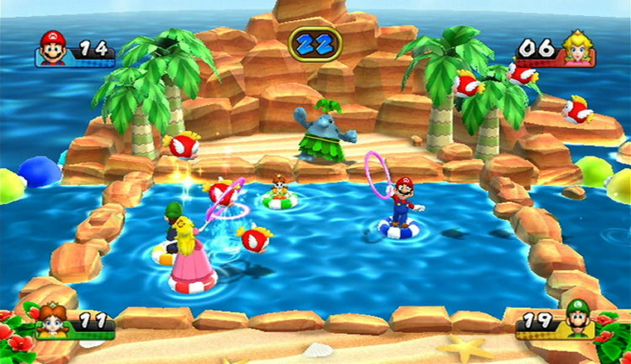 [13/01/2012] Von Party zu Massaker- Mario Party war ursprünglich als nettes Partyspiel für die ganze Familie gedacht, hat aber bestimmt mehr als nur eine Krise ausgelöst. Wenn der Teampartner einfach eine Niete ist und das Prinzip nicht versteht kann das ganz schön nerven, wenn alle mit Schlägern auf einen als Pinata verkleideten Spieler hauen ist das fast schon psychische Gewalt. Wer schon immer mal seine Freunde so richtig fertig machen wollte: Üben, einladen, gewinnen!