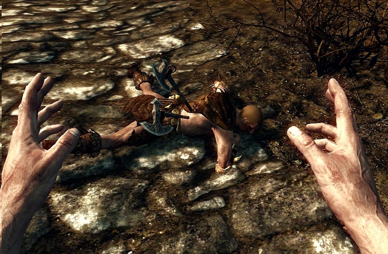 [03/01/2012] Skyrim-Mod: Shoot axes out of your hand