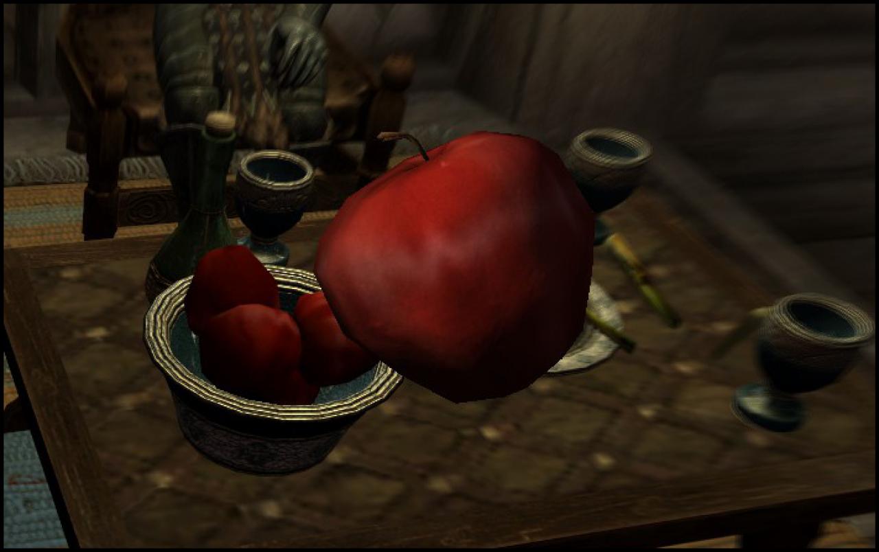 [11/01/2012] Skyrim-Mod: Red Apple Retexture