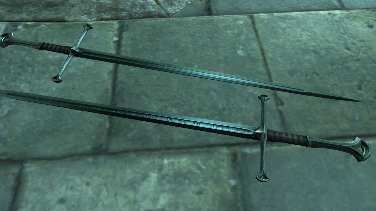 [17/01/2012] Mit dieser Mod halten Narsil und Anduril Einzug in Skyrim.