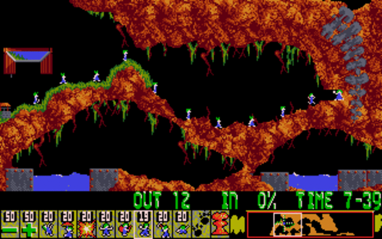 [08/02/2012] Lemmings ist ein Teil Survival-Game, ein Teil Strategie und Management-Spiel. Ziel ist es die Horde von kleinen Geschöpfen mit grünen Haaren und blauem Anzug durch die verschiedenen Levels voller Hindernisse und Gefahren zu führen. Je weniger dabei ihren Löffel abgeben, umso besser. Und so fühlt man sich beim Aufgabenverteilen doch fast ein wenig wie der Anführer in einer Göttersimulation.