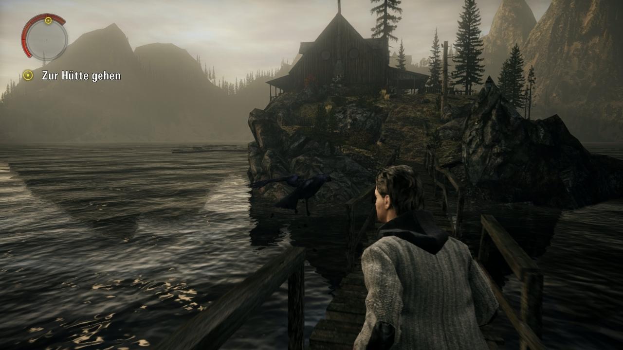 [09/02/2012] In dieser Hütte direkt am Meer soll Alan Wake sich eigentlich erholen. Doch der Urlaub wird zu einem echten Albtraum.