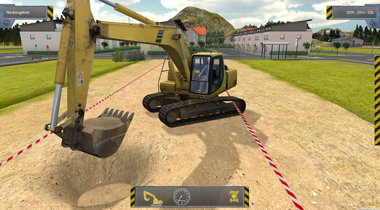 [02/02/2012] Bau Simulator 2012 - Mit Bagger, LKW und anderen realgetreuen Fahrzeugen geht es in Astragons Bau Simulator 2012 auf die virtuelle Baustelle, wo echte Männerarbeit wartet. Gebäude errichten sich schließlich nicht von selbst. Also müssen wir Gruben ausheben, Beton mischen und mit dem Schwenkkran Lasten heben. Definitiv ein Spiel für echte Kerle!