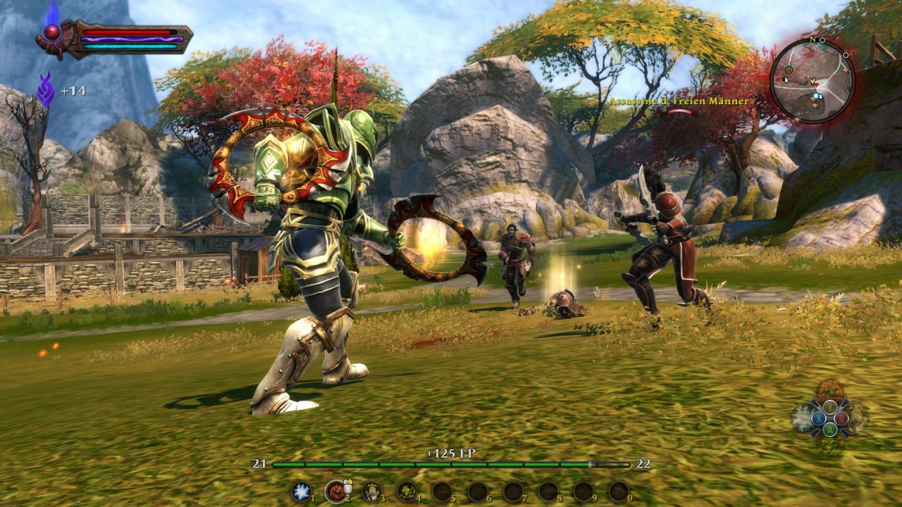 [06/02/2012] Die Spielwelt von Kingdoms of Amalur: Reckoning ist umfangreich und interessant, die bunte Grafik passt.