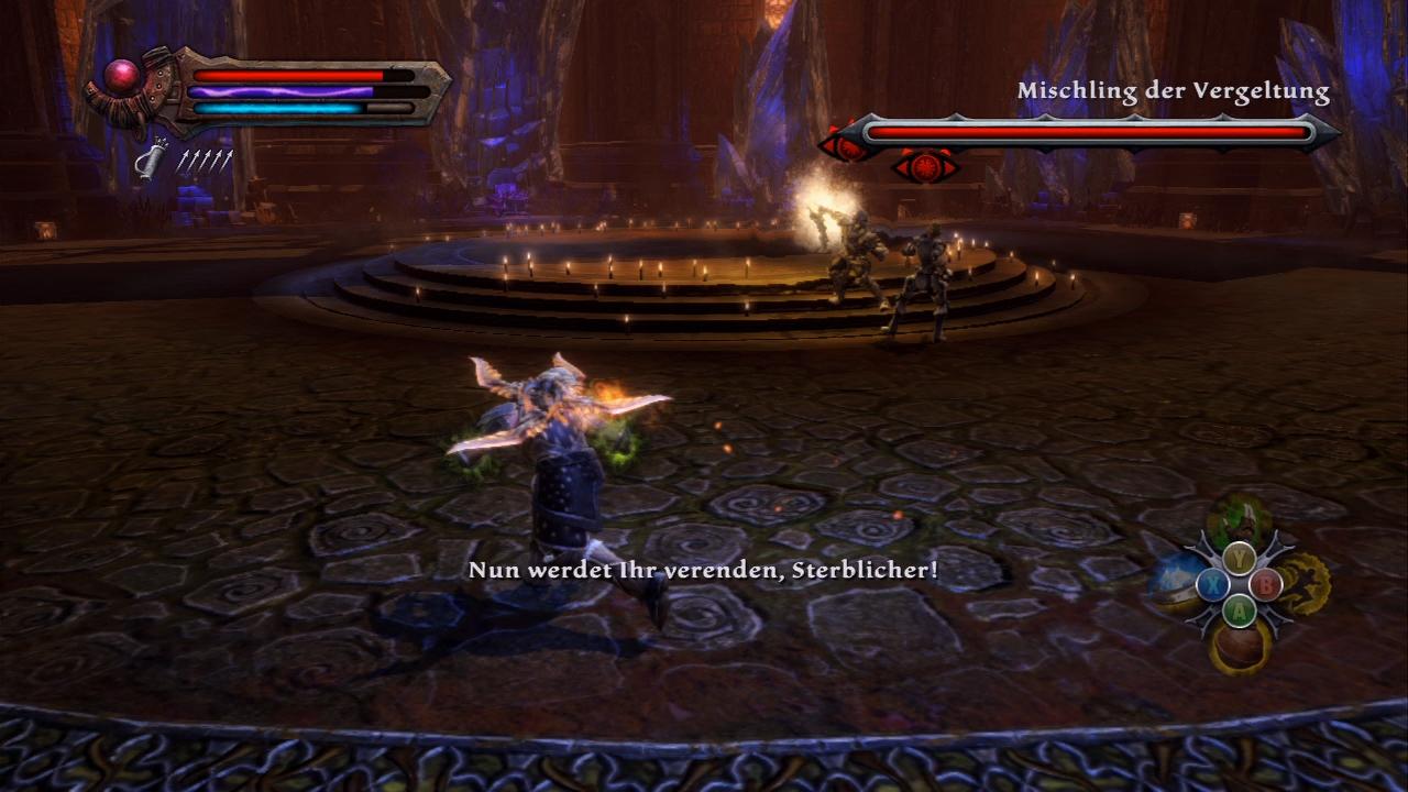 [10/02/2012] Kingdoms of Amalur: Reckoning-Komplettlösung - Der Mischling der Vergeltung ruft zusätzliche Feinde während dem Kampf herbei.