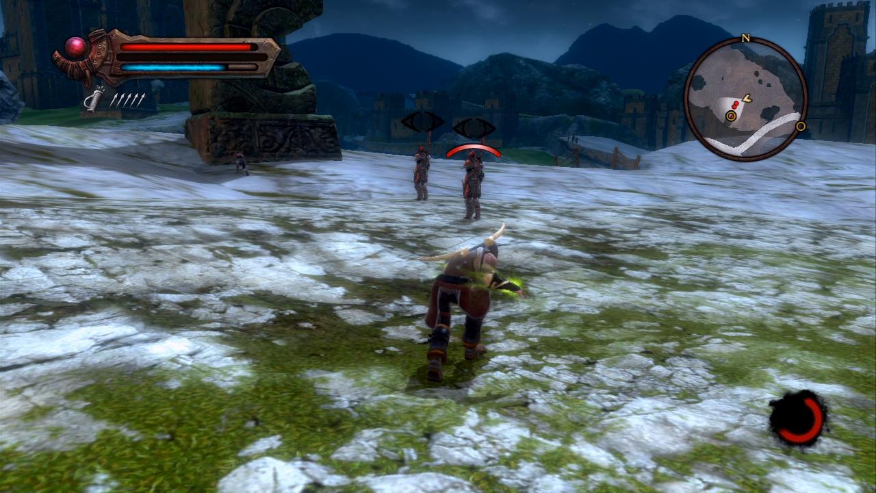 [10/02/2012] Kingdoms of Amalur: Reckoning-Komplettlösung - Die Windsteine müssen einzeln aktiviert werden, doch vorher müssen erst die Wachen verschwinden.