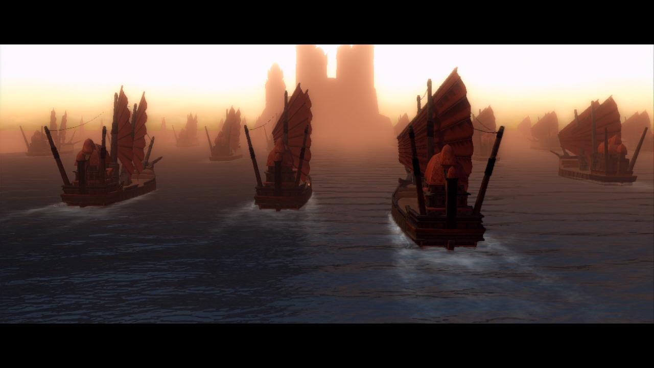 [10/02/2012] Kingdoms of Amalur: Reckoning-Komplettlösung - Mit dem Schiff segeln wir nach Mel Senshir, um die Belagerung dort zu durchbrechen.