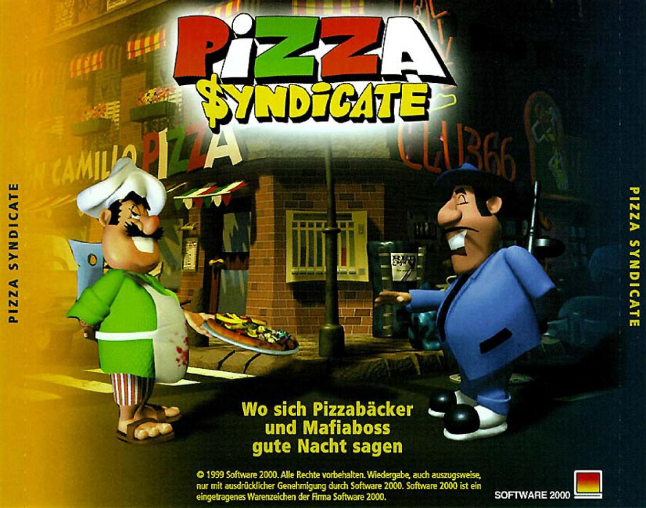 [13/02/2012] Pizza Syndicate - Wie wäre es mit einem Nachfolger von Pizza Syndicate? Das Original - Pizza Connection - wurde 1994 vom deutschen Studio Cybernetic Corporation entwickelt und von Software 2000 vertrieben. Wo die Rechte an Pizza Connection und Pizza Syndicate aktuell liegen, ist unbekannt.