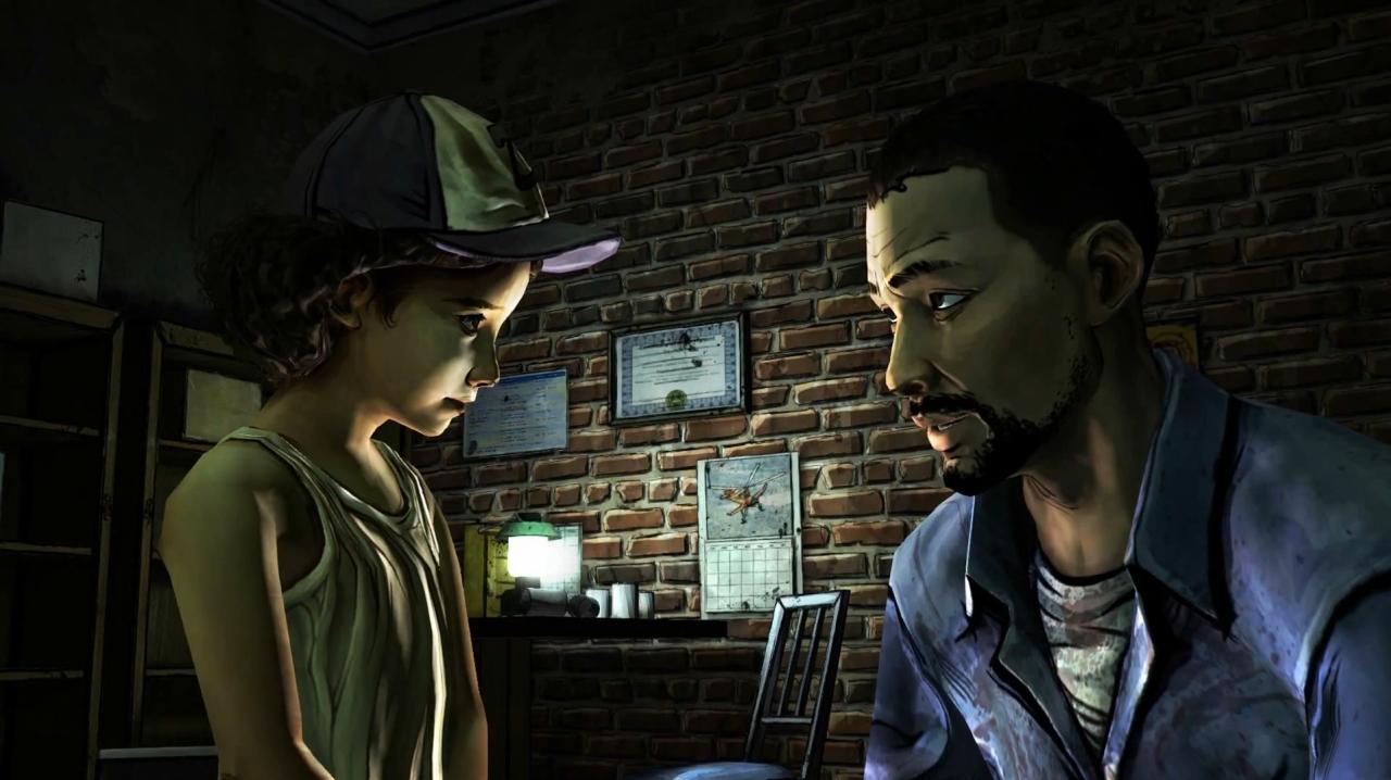 [15/02/2012] Die Bindung zwischen Lee und der kleinen Clementine nimmt in Episode 1 langsam Form an.
