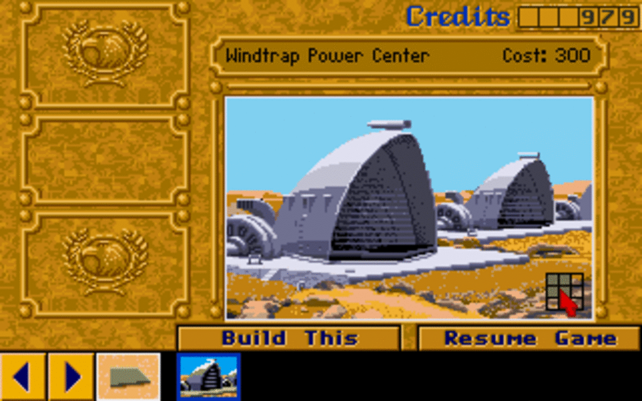 [05/03/2012] Dune 2 führte 1992 bis dato gänzlich unbekannte Spiel-Mechaniken ein, die heute Standard in Echtzeit-Strategiespielen sind. Dazu zählen eine Welt-Karte, Ressourcen-Beschaffung, Technologie-Bäume und viele weitere Elemente, die heute nicht aus Spielen dieses Genres wegzudenken sind.