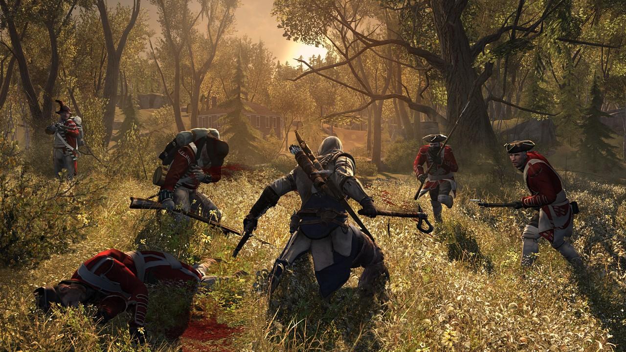 [27/03/2012] Wildnis - Bisher standen die Städte im Mittelpunkt. Mit Assassin's Creed 3 bekommt aber auch die Welt dazwischen einen Sinn. Hier nehmt ihr beispielsweise Lager von Soldaten auseinander geht auf die Jagd und erlebt zahlreiche Abenteuer. Hier wartet deutlich mehr Action auf euch als bislang.