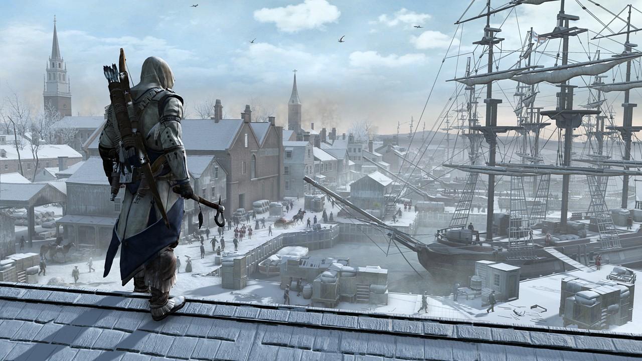 [27/03/2012] Neues Setting - Auf Wiedersehen Italien! Hallo Amerika! Die Serie schreitet voran und wir spielen Assassin's Creed 3 zu Zeiten der amerikanischen Revolution. Diese Zeitspanne bietet besonders viele interessante Geschehnisse und der Zwist zwischen Briten und Amerikanern bietet besonderen Zündstoff.