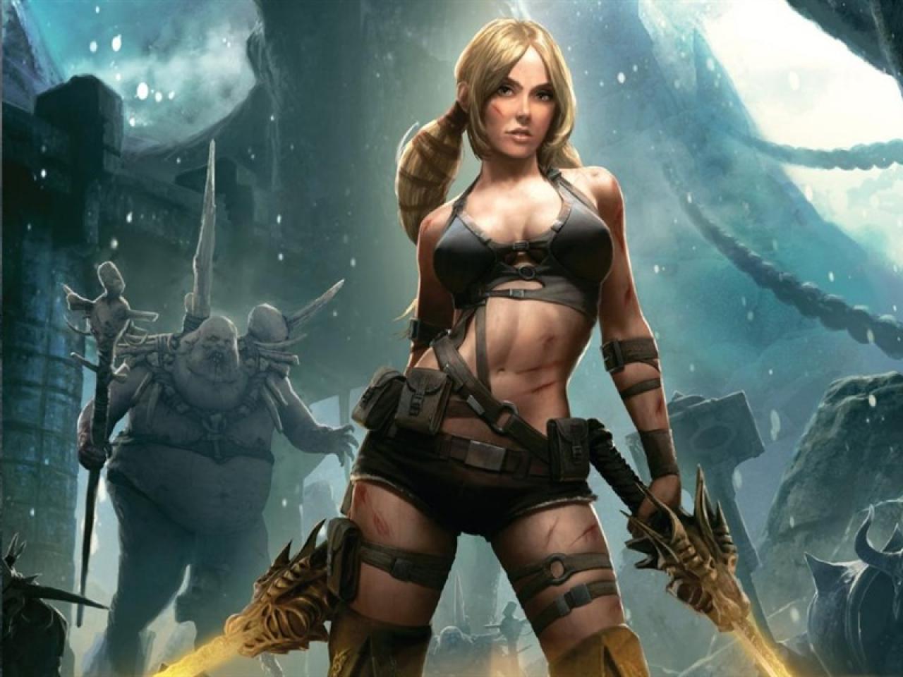 [22/03/2012] Update: Ebenfalls kämpferisch wird die Zeit in Blades of Time genutzt. Heldin Ayumi kann Zeitsprünge vollführen, um Klone von sich zu erschaffen. So geht jeder Gegner schnell zu Boden.