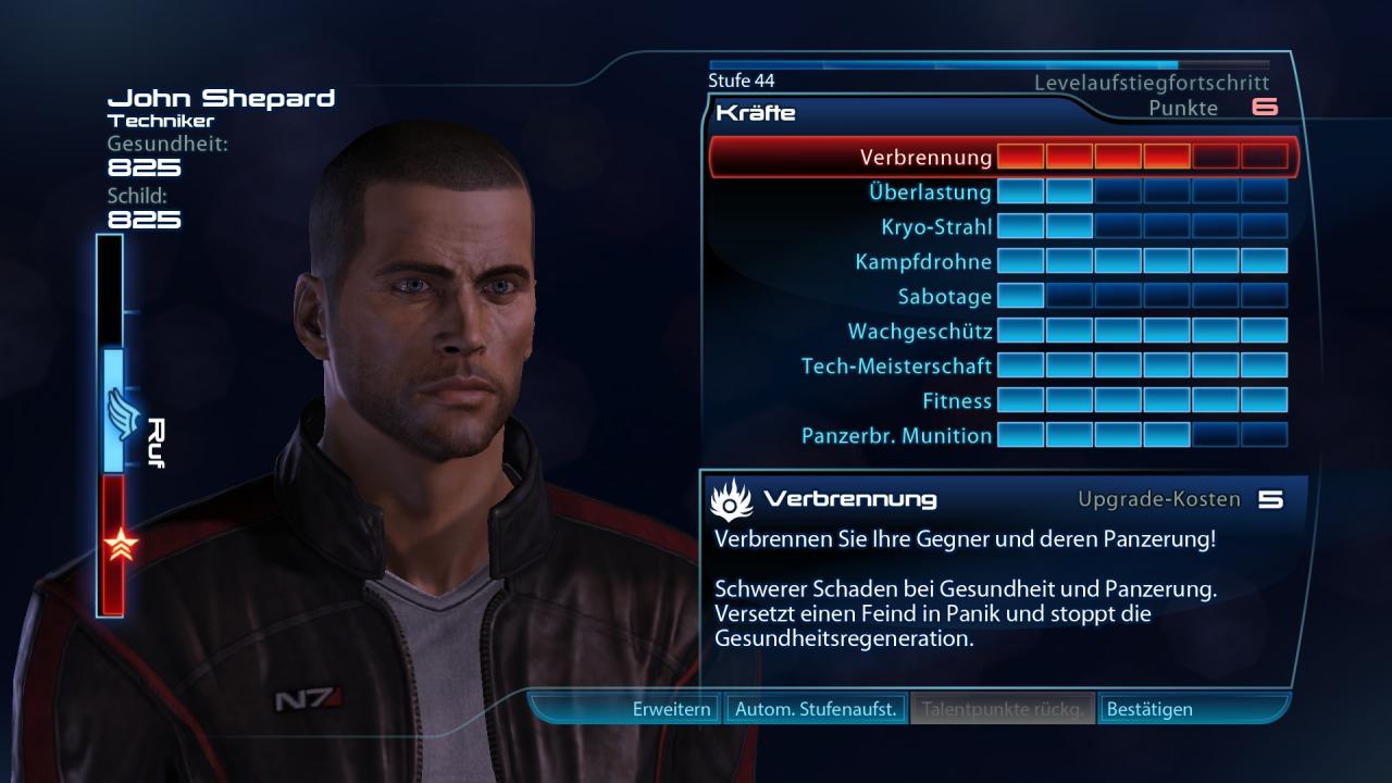 [05/03/2012] Mass Effect 3 bietet die gleichen sechs Klassen wie im Vorgänger. Einige sind eher für Nahkämpfer geeignet, andere setzen auf Waffengewalt, wieder andere hingegen auf technische oder biotische Fähigkeiten. Das grundlegende Spielprinzip bleibt aber bei allen Klassen gleich, das Kampfsystem oder der Questverlauf ändert sich also nicht.