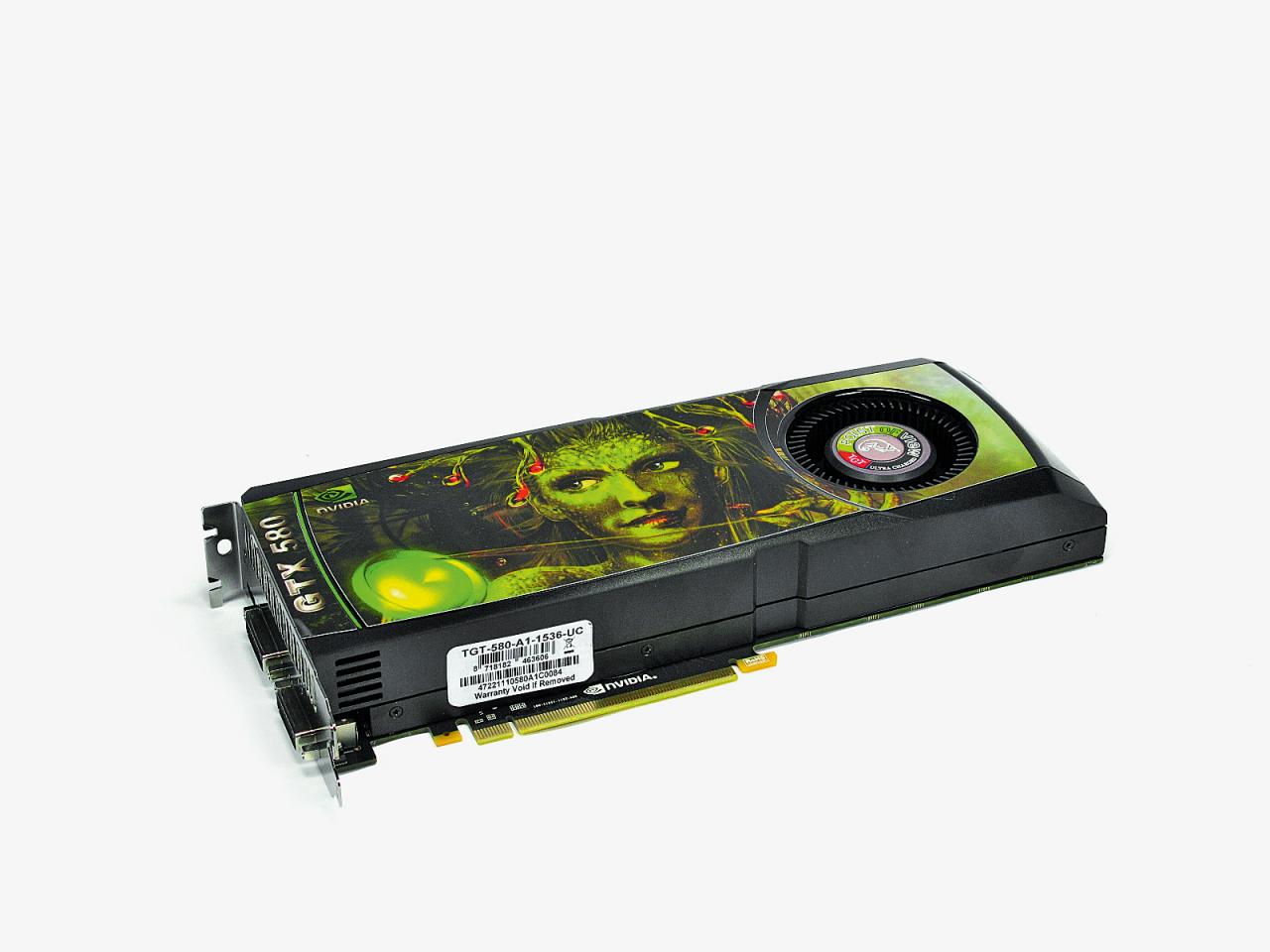 [13/03/2012] Die Grafikkarte für die 1200-Euro-Variante unserer High-End-Konfigurarion: Nvidia GTX 580