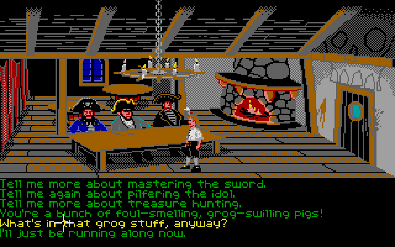 [15/03/2012] The Secret of Monkey Island schrieb zweifellos Videospielgeschichte. Das herrlich schräge Abenteuer des Möchtegern-Piraten Guybrush Threepwood war gespickt mit Humor. Legendär: das Beleidigungsfechten. 