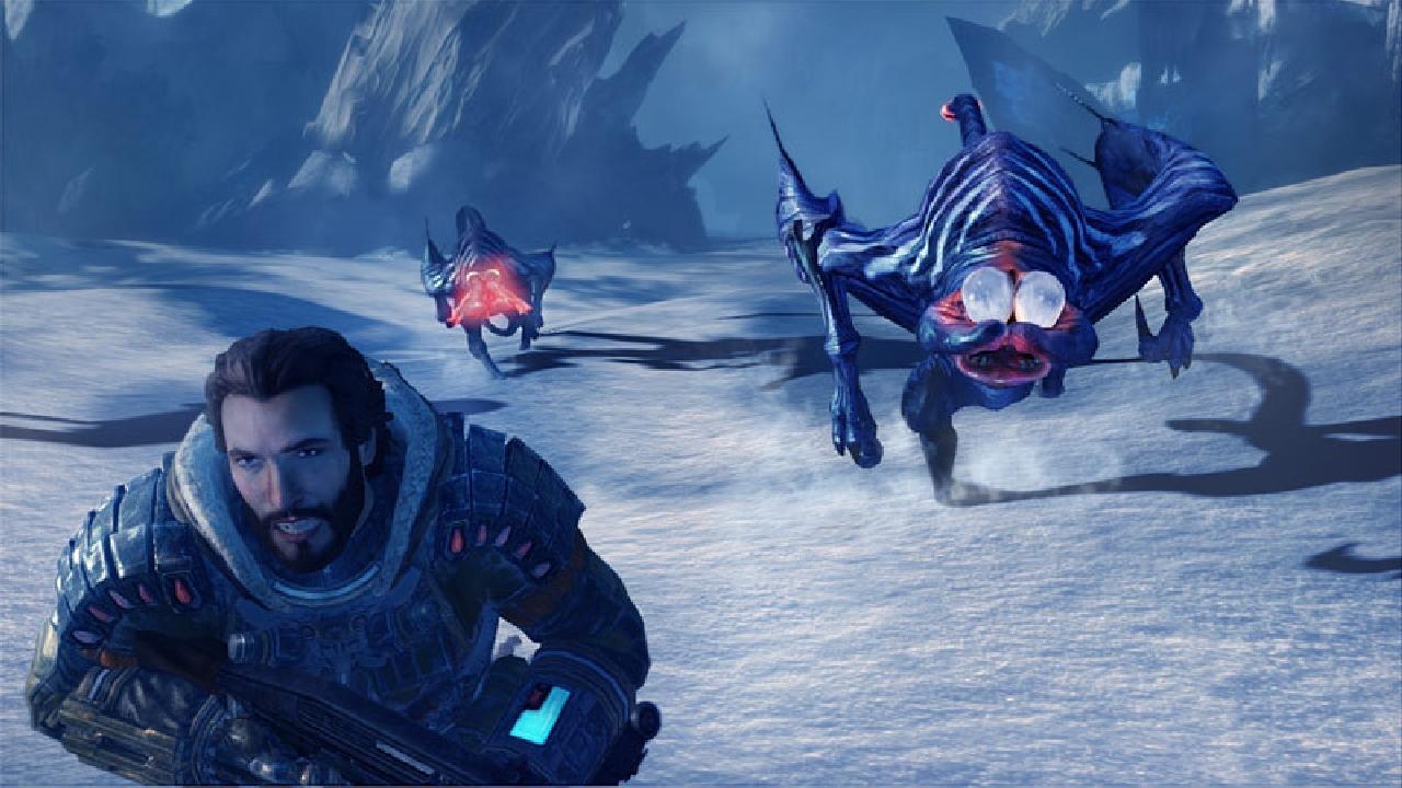 [26/04/2012] Auf dem Eisplaneten sehen wir in Lost Planet 3 vor allem eines: Schnee. Alles ist weiß und wir spüren die Kälte fast am eigenen Leib.
