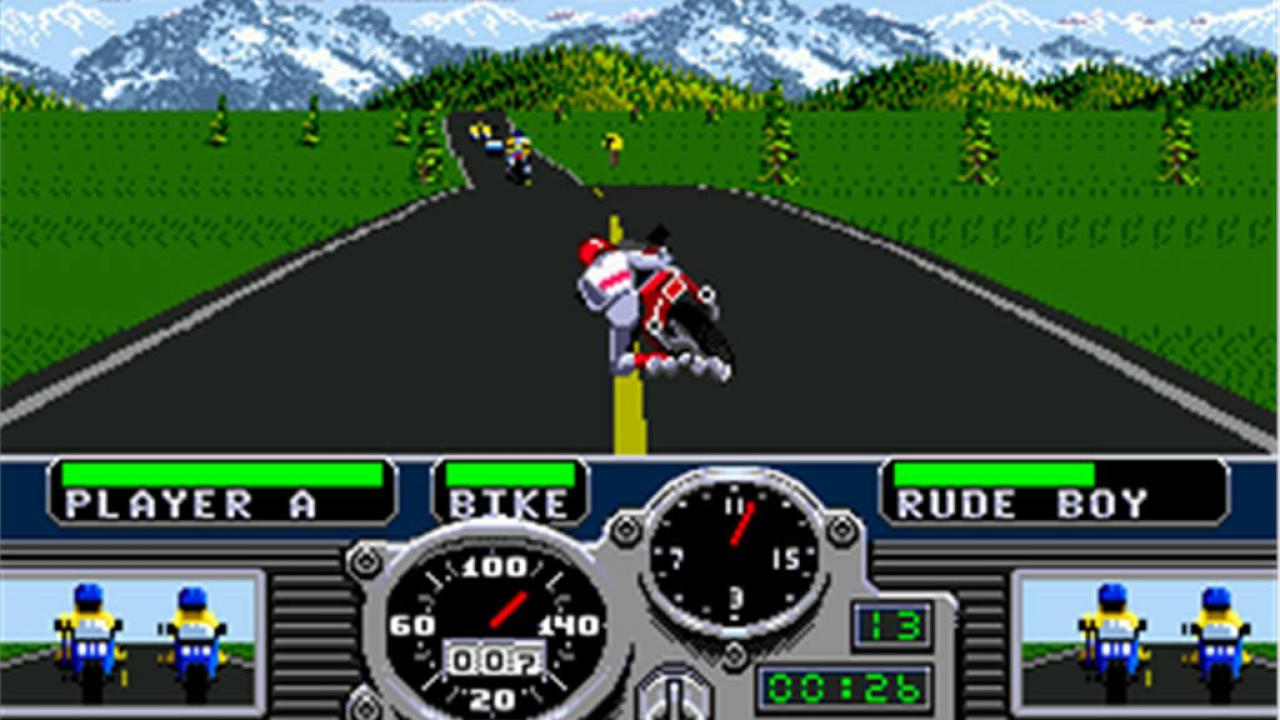 [04/04/2012] Road Rash - Erinnert ihr euch noch an diese Rennsportperle aus dem Hause Electronic Arts? Anno 1991 heitzten wir mit unseren PS-starken Motorrädern über pixelige Strecken. Witzige Angelegenheit: Konkurrenten konnte man einfach von ihren Bikes schubsen. Tja, am Ende kann eben nur einer gewinnen!