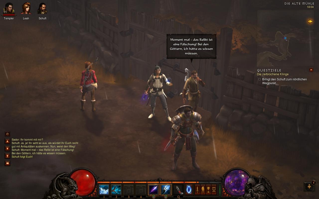 [27/05/2012] Diablo 3: - Die Geschichte rund um die beiden letzten verbleibenden Dämonenübel kann man getrost ignorieren, schließlich geht es in der Diablo-Reihe immer nur um zwei Dinge: Leveln und Items jagen. Diese beide Komponenten sollen für Langzeitmotivation sorgen und nicht die Story. 