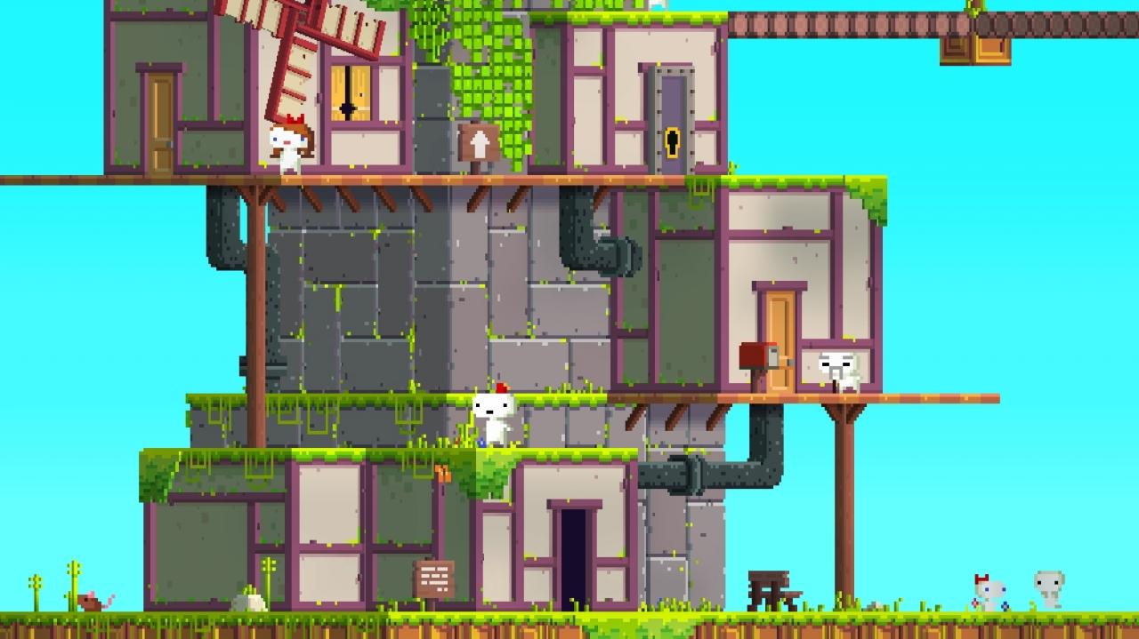 [11/05/2012] Fez lässt 2D mit der dritten Dimension verschmelzen und schafft so ein kniffliges Spiel für Plattformer-Fans. Die drehbare Welt birgt immer neue Herausforderungen für Koordination und räumliches Denken.