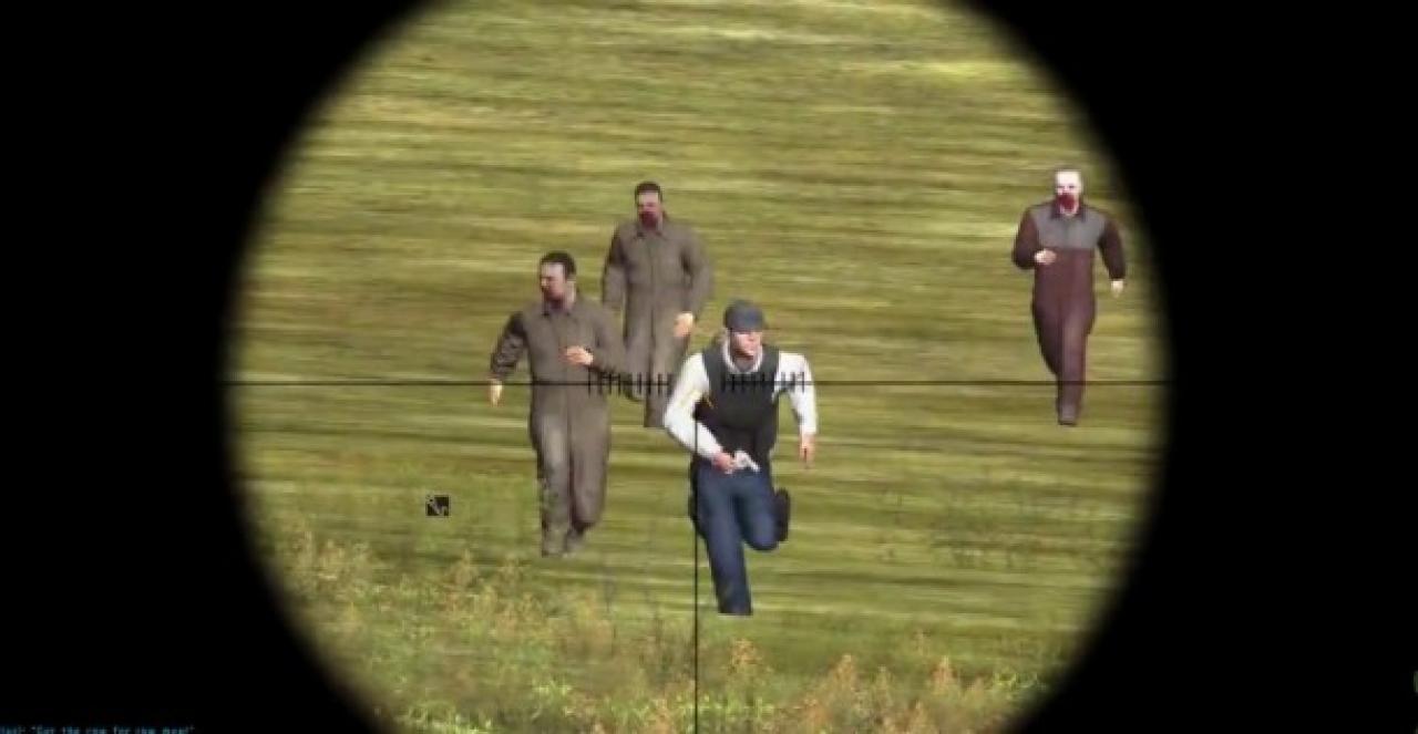 [30/05/2012] Auf den Servern von DayZ treiben sich aber neben Untoten auch noch andere Spieler und Banditen herum, die eine konstante Gefahr darstellen. (3)