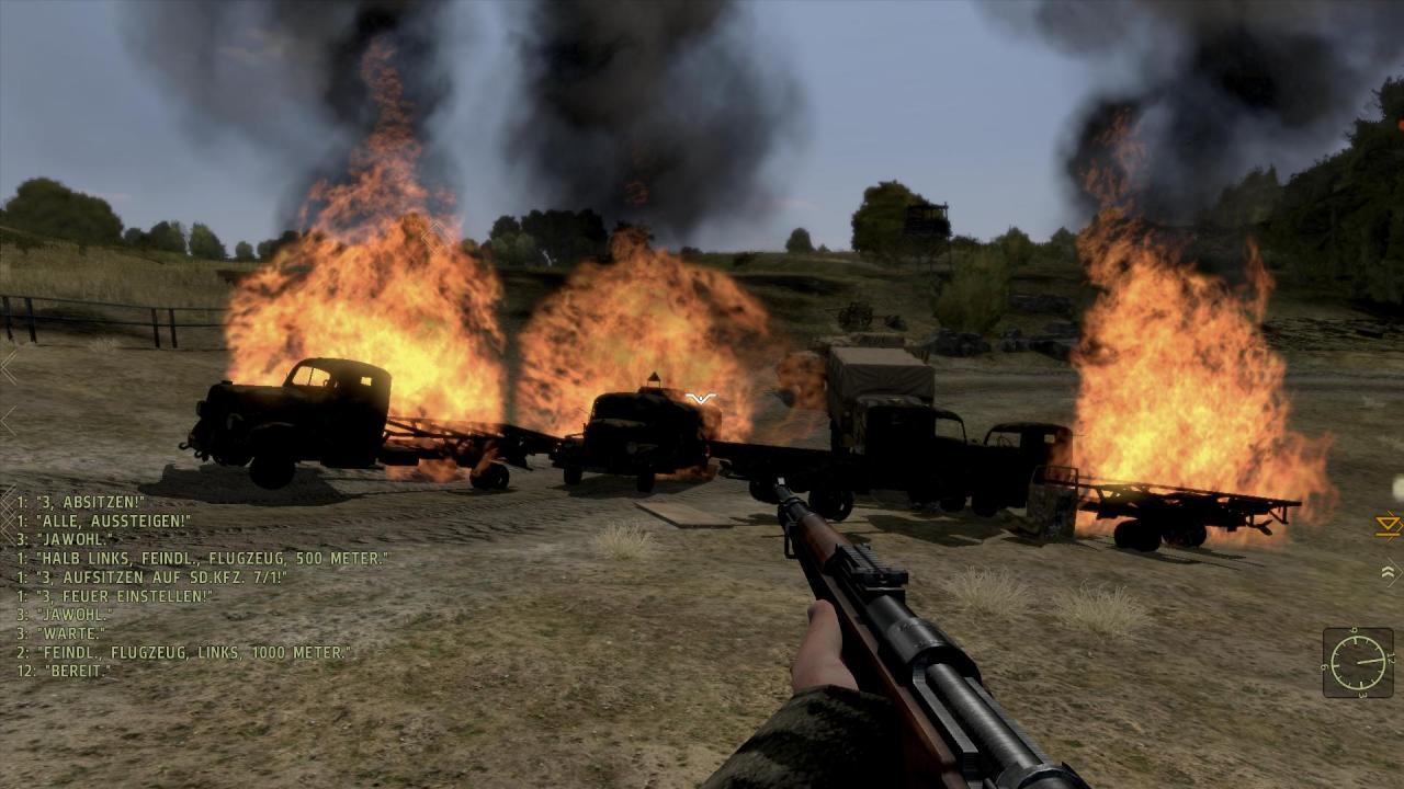 [22/05/2012] Verkehrschaos anrichten kann die KI von Iron Front von ganz alleine, russische Tie ieger erledigen den Rest.