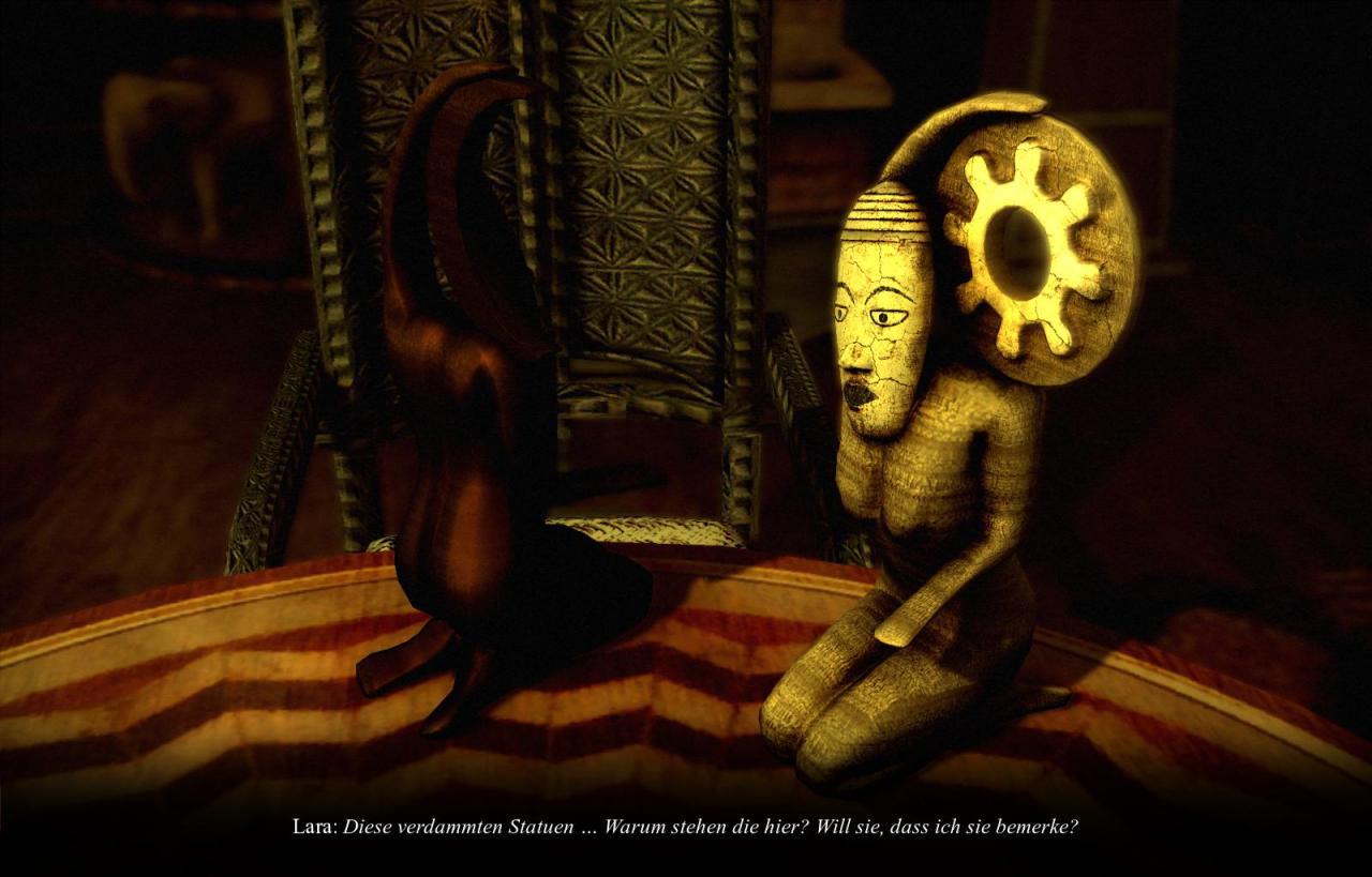 [22/06/2012] Die verschwundenen Statuen stehen bei Zenzele LeClerqe im weiteren Verlauf von Memento Mori 2 zu Hause. 