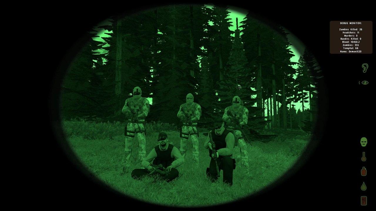 [11/06/2012] Auf den Servern von DayZ treiben sich aber neben Untoten auch noch andere Spieler und Banditen herum, die eine konstante Gefahr darstellen. (7)