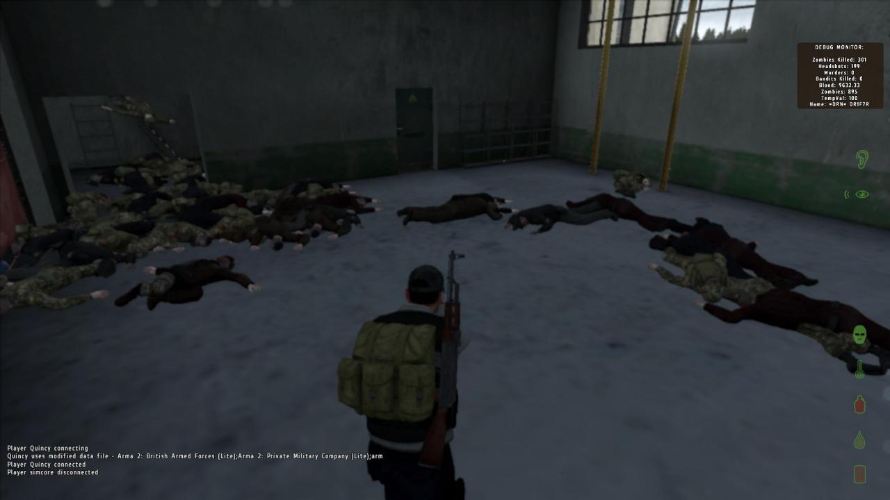 [11/06/2012] Auf den Servern von DayZ treiben sich aber neben Untoten auch noch andere Spieler und Banditen herum, die eine konstante Gefahr darstellen. (6)