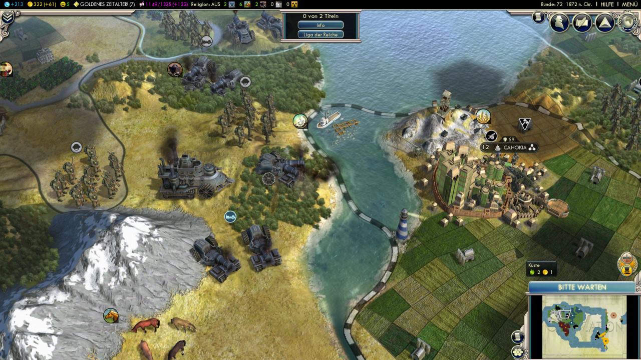 [23/07/2012] Was wäre, wenn die Dampfkraft den technologischen Höhepunkt der Menschheitsgeschichte darstellte? Dieser Fiktion widmet sich eines der neuen Szenarien in Civilization 5 Gods & Kings und wartet dementsprechend mit dampfbetriebenen Panzern und 