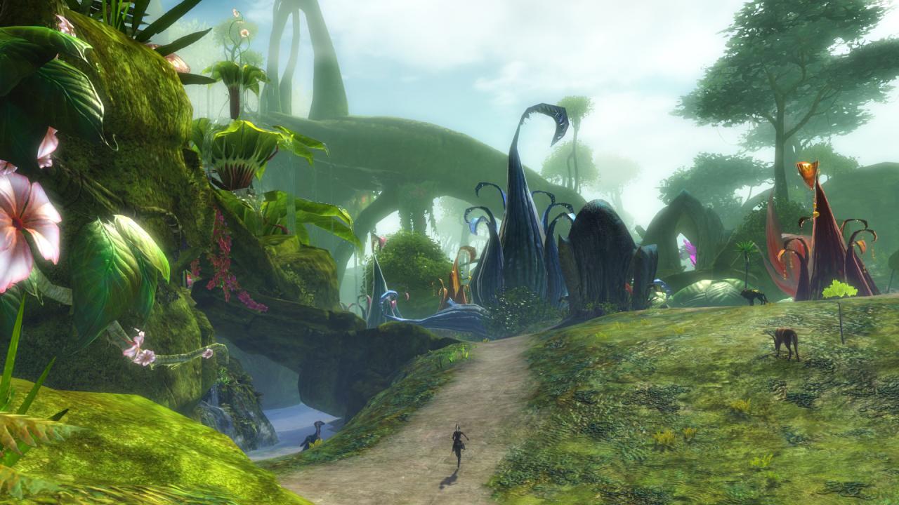 [09/07/2012] Nach einer kompletten Überarbeitung zaubert die Guild Wars-Engine wünderschöne Landschaften.