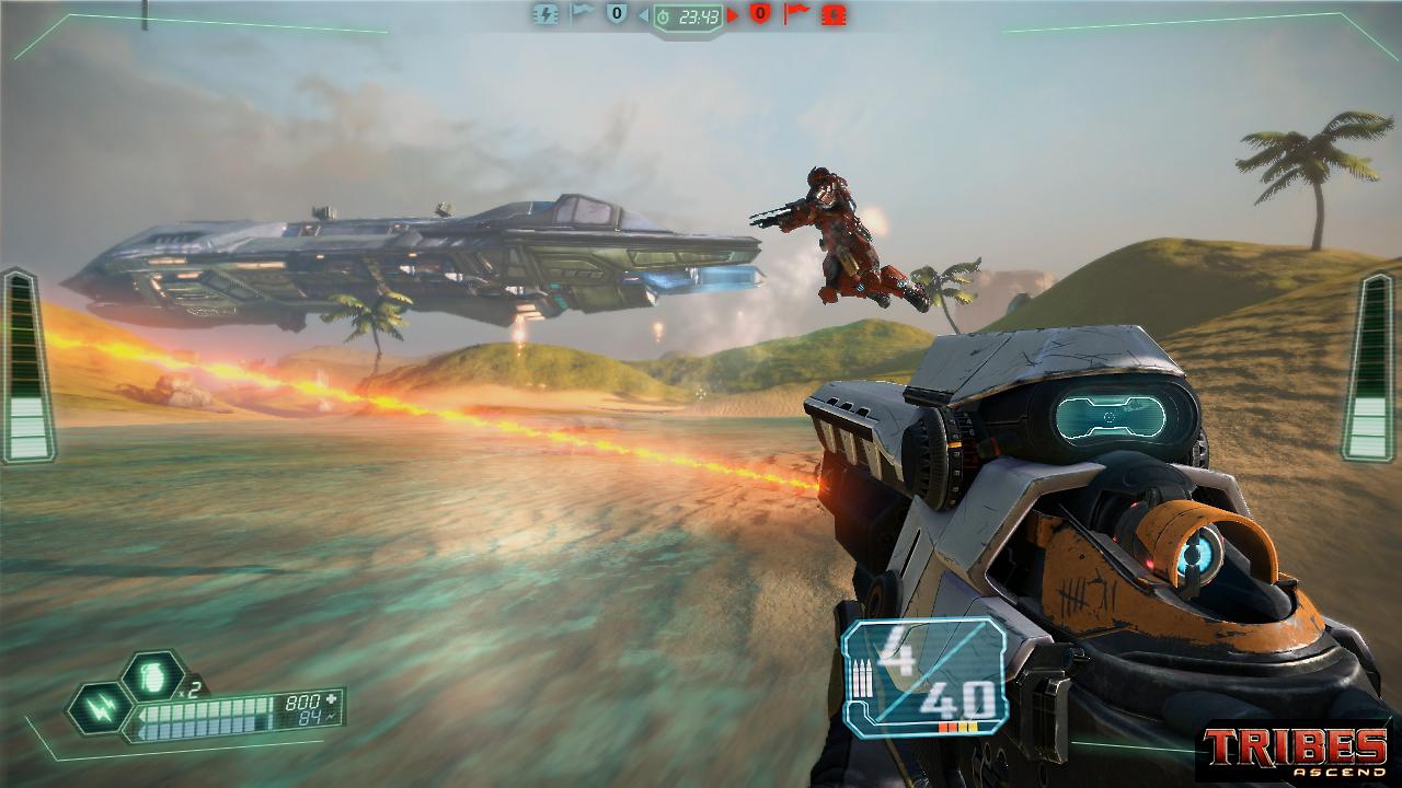 [06/07/2012] Tribes: Ascend ist ein sehr rasanter Multiplayer-Shooter, in dem man ohne Skill keinen Blumentopf gewinnt. Gegen Bares gibt es Verbesserung und Waffen, die jedoch auch freigespielt werden können. Aber hier kommt es eben auf Skill an und ein Anfänger mit ein paar gekauften Verbesserungen, ist keine Bedrohung. 