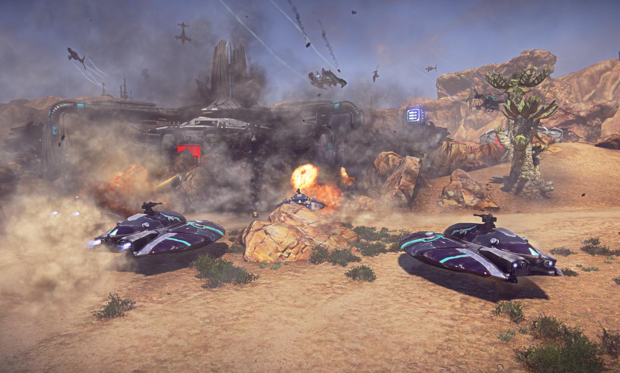 [17/07/2012] PlanetSide 2 solltet ihr euch anschauen, wenn die Schlachtfelder in Battlefield für euch zu klein ausfallen. Tausende Spieler aus drei Fraktionen bekriegen sich hier auf gigantischen Maps um die Vorherrschaft der einzelnen Sektoren. Zwar dauert es äußert lang, genügend Ingame-Währung zum Kauf neuer Ausrüstung zu erspielen, jedoch ist die Balance der Standard-Waffen äußerst fair. Letztendlich kommt es auch nicht auf die Waffen, sondern auf die Masse der Soldaten und deren taktische Planung an.