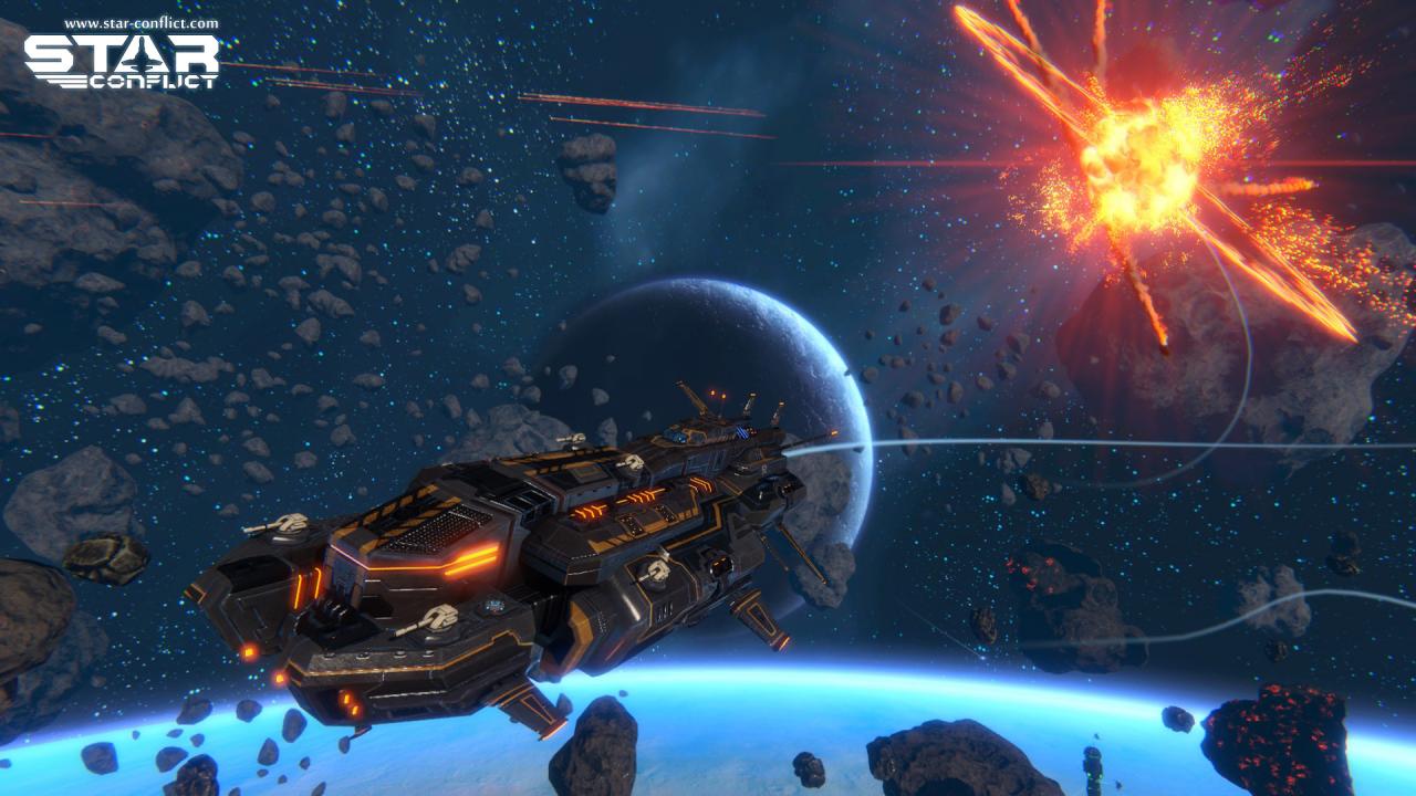 [25/07/2012] Star Conflict - Fans epischer Weltraumschlachten kommen mit der Sci-Fi-Action von Star Gem und Gaijin Entertainment, den Machern von War Thunder, vermutlich voll auf ihre Kosten. Darüberhinaus ist das Spiel kostenlos spielbar. Wahlweise nehmt ihr in dem riesigen Sandbox-Universum des von den Entwicklern als Action-MMO beschriebenen Spiels an kompetitiven PVP- oder kooperativen PVE-Gefechten teil.