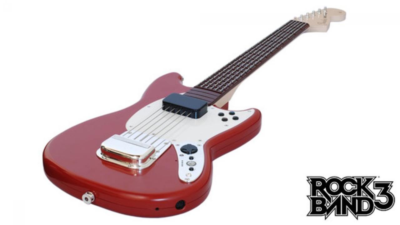 [19/07/2012] Rock Band 3 Complete Set - Natürlich kann man Rock Band 3 alleine vor dem Fernseher spielen, doch um im heimischen Wohnzimmer richtig die Sau rauszulassen, braucht ihr eine Band - und die passenden Instrumente. Gitarre, Schlagzeug, Keyboard, Mikrofon sowie das dazugehörige Spiel kosten zusammen knapp 370 US-Dollar. 