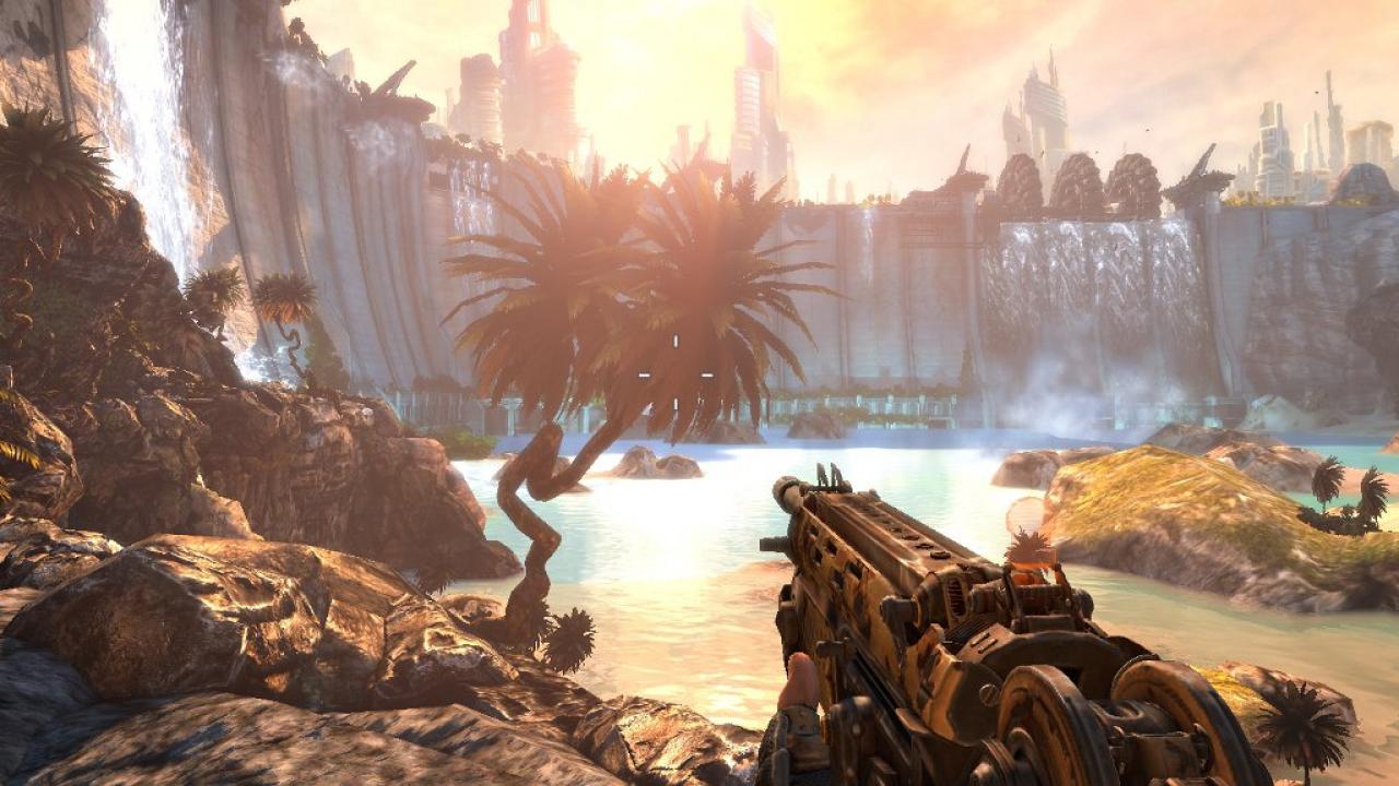 [09/07/2012] Stygia (Bulletstorm (dt.)) - Einst ein beliebtes Reiseziel für Touristen, verwandelte sich der Schauplatz von Bulletstorm mehr und mehr in einen Ort des schnellen Todes. Mutanten, Gangster, fleischfressende Pflanzen und andere gefährliche Kreaturen haben sich auf dem Planeten breitgemacht. Die Idylle trügt also...