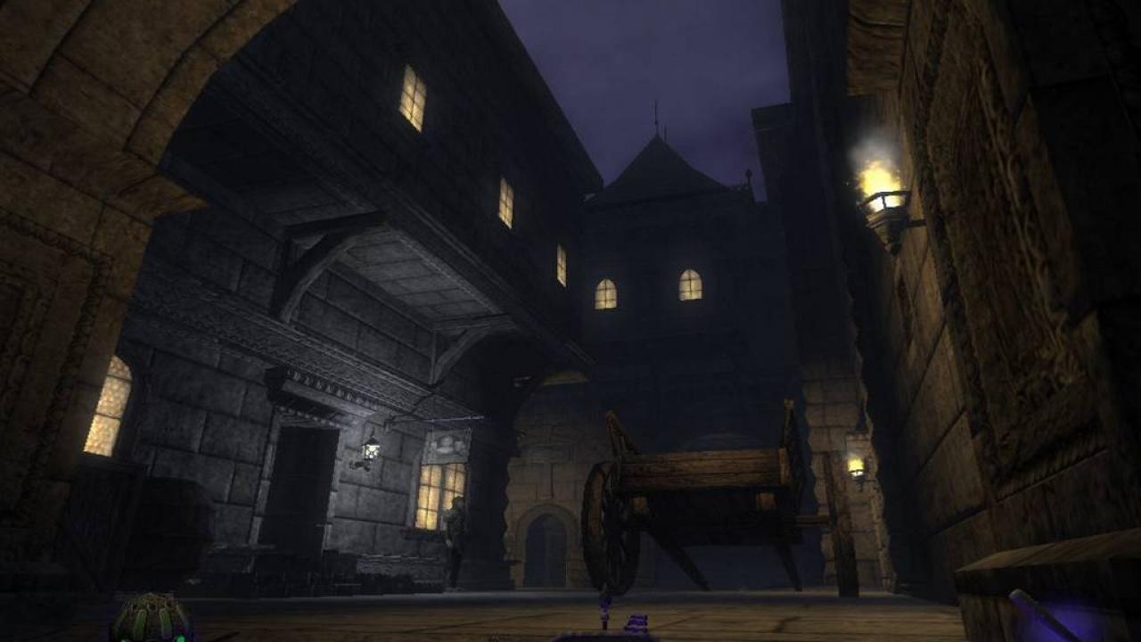 [11/07/2012] Thief 3 (Eidos) - Das Schleichabenteuer um den Meisterdieb Garrett (hier ein Screenshot aus Thief 3) lebt geradezu von seinem düstern Soundtrack. Den besten Track des Komponisten Eric Brosius bekommt ihr in dem scheinbar verlassenen Waisenhaus Shalebridge Cradle zu hören. Gänsehaut pur!