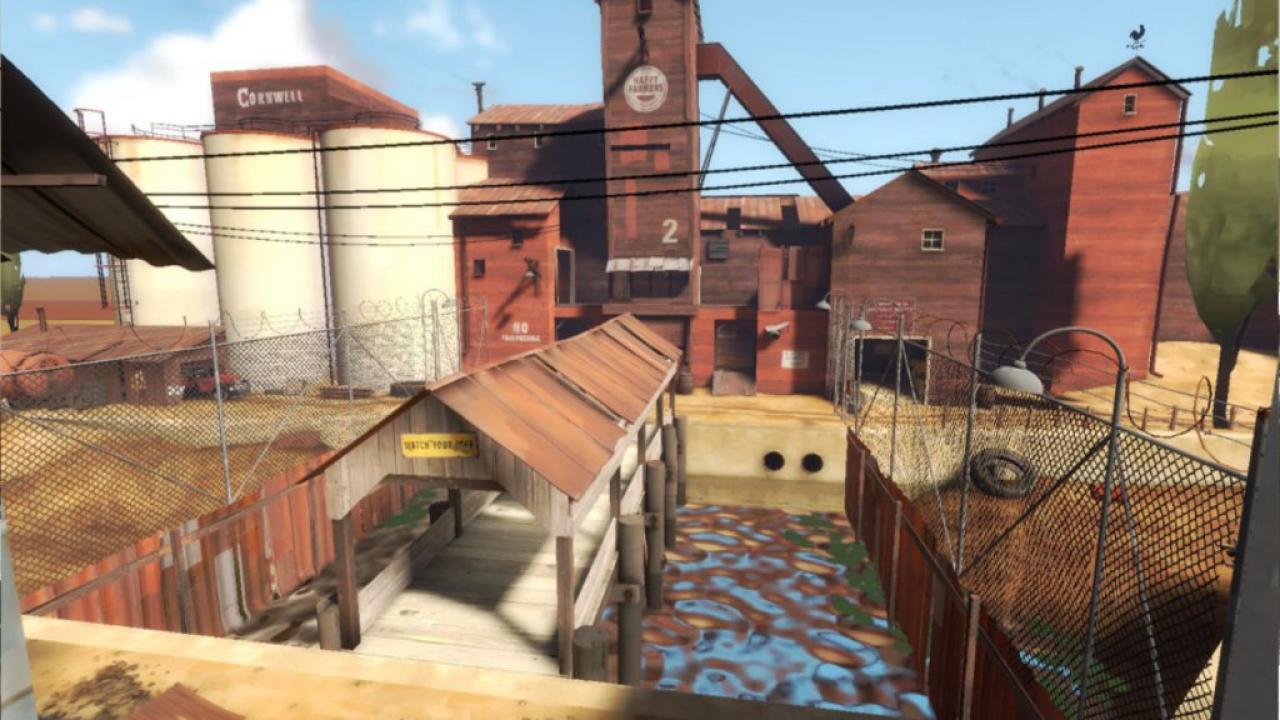[21/08/2012] 2fort (Team Fortress 2) - Die Capture the Flag-Map kennen Veteranen aus dem Ur-Team-Fortress für Half-Life (dt.). Der Levelaufbau ist schnell verinnerlicht: Über eine Brücke gelangen die Spieler zur gegnerischen Basis. Hüten muss man sich vor Scharfschützen.