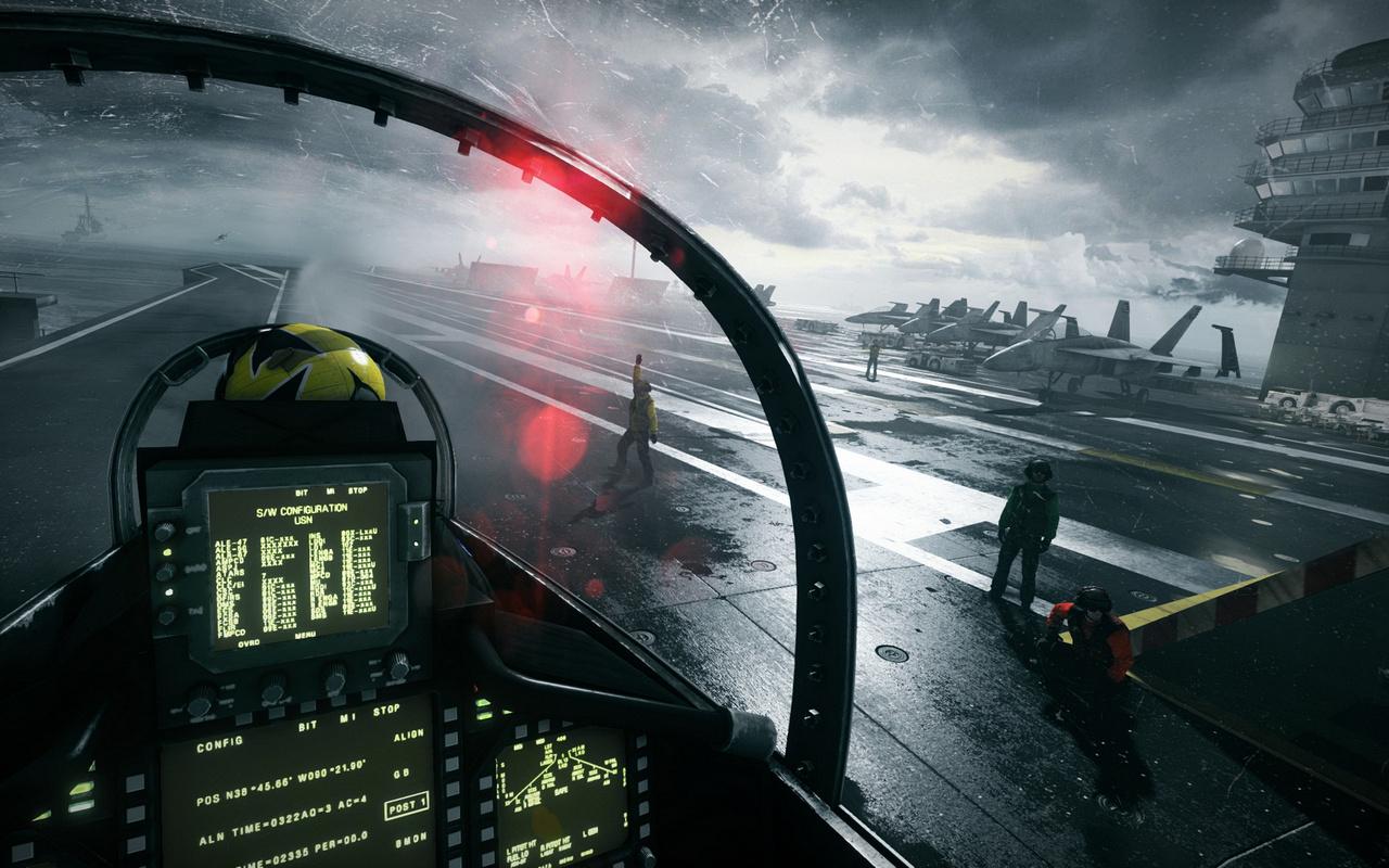 [10/08/2012] (Update) - Start des Jets (Battlefield 3) - Schon in der Realität ist der Start eines Kampfjets vom Deck eines Flugzeugträgers mehr als beeindruckend. In Battlefield 3 kann in einer Mission der Moment miterlebt werden, wie der Jet in Sekundenbruchteilen auf mehrere hundert Stundenkilometer beschelunigt wird. Besonders die Inszenierung kann in dieser Mission überzeugen.