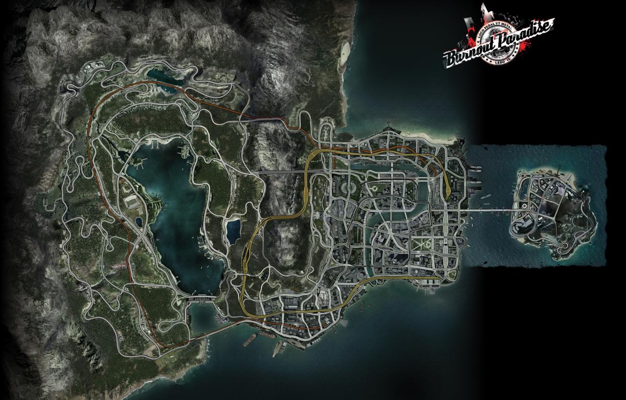 [31/08/2012] Platz 9. Burnout Paradise - Mit etwa der gleichen Größe (circa 517 Quadratkilometer) wie Star Wars Galaxies reiht sich das Rennspiel ans Ende des Rankings ein. 